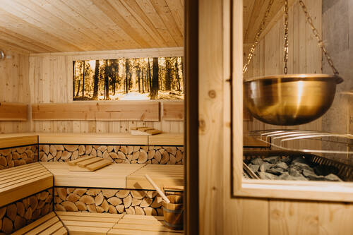 Sauna im Forst Spa & Fit Wellnessbereich.
